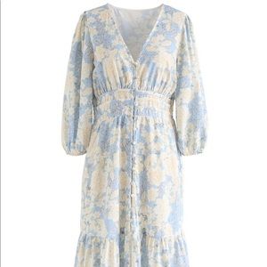 Chicwish floral maxi dress